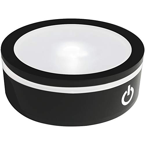 EUSTUMA LED Light Base Nonslip Round Display Stand In A Variety of ColorsSuitable for Glass Crystal Spherical ArtworkHoliday Party DecorationNoticeNot rotating