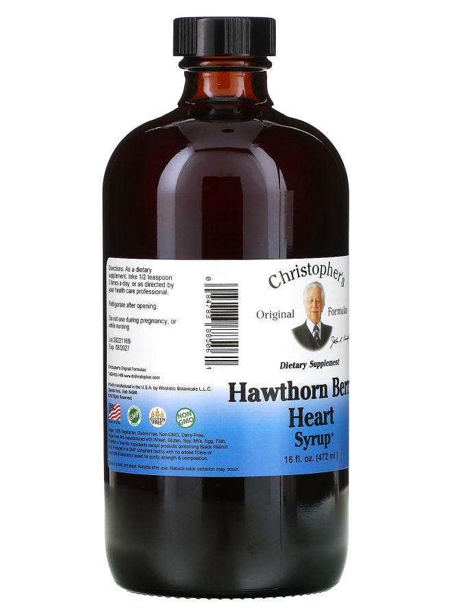 Christopher's Original Formulas Hawthorn Berry Heart Syrup 16 fl oz (472 ml) - Image 2