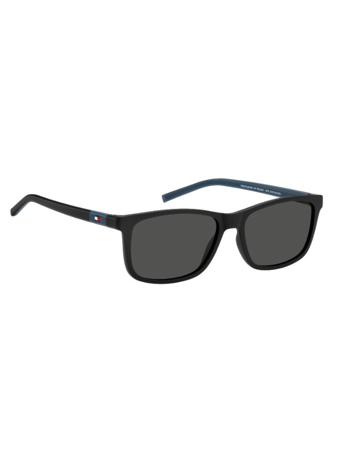 TOMMY HILFIGER TH 2244/S Sunglasses Black Rectangular - Image 2