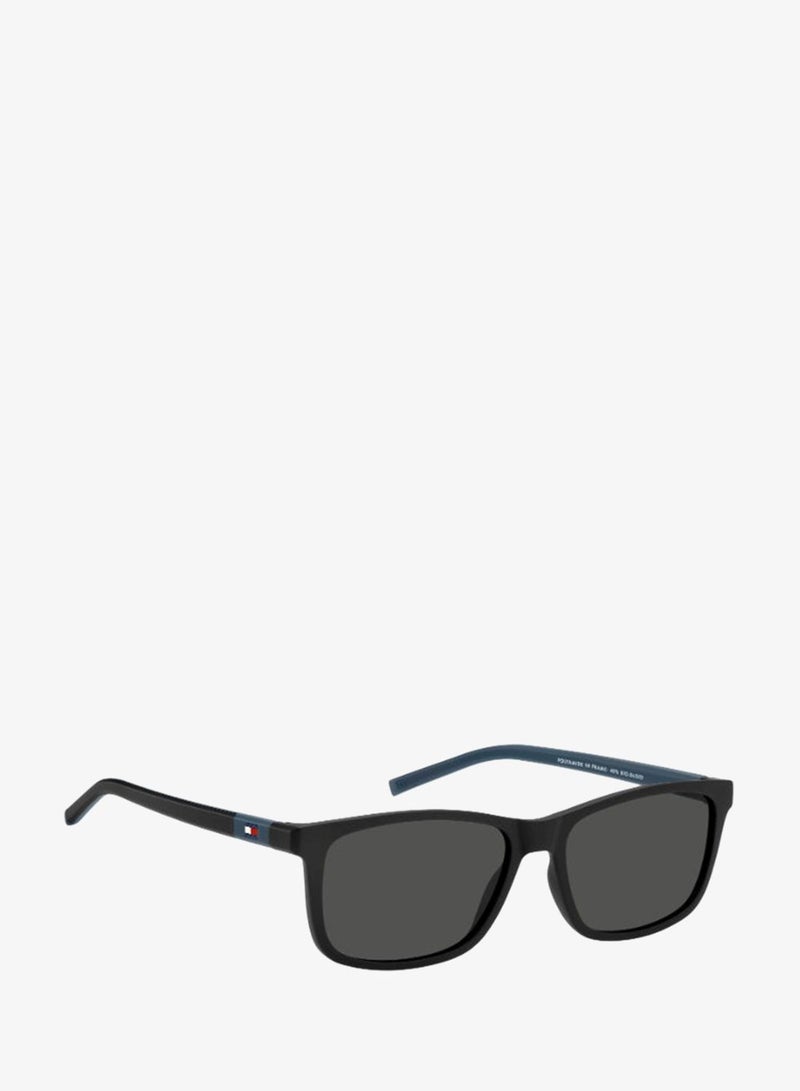 TOMMY HILFIGER TH 2244/S Sunglasses Black Rectangular - Image 2