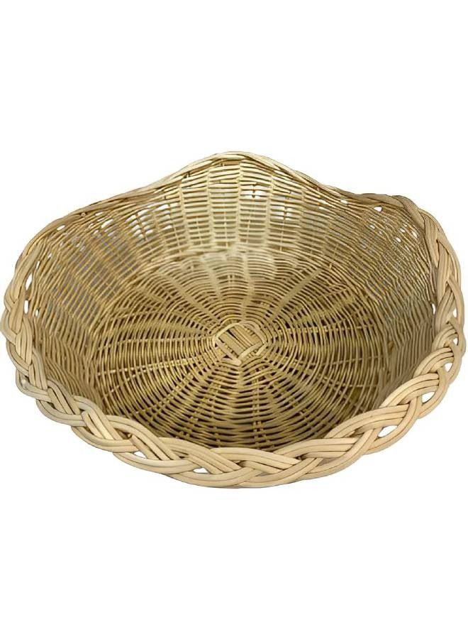بوهو سلة فواكه مصنوعة يدويًا سلة تخزين من الخيزران - Image 3