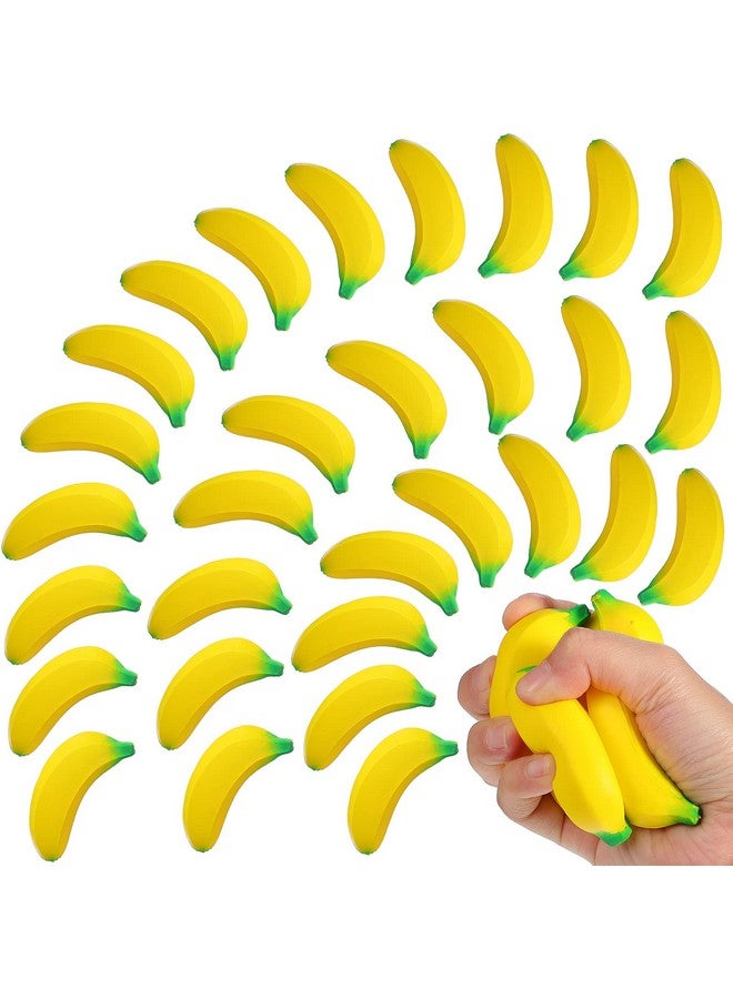 سيفانير 30 جهاز كمبيوتر شخصى ألعاب الإجهاد الموز بسط الموز الإغاثة اللعب تململ القلق اللعب الموز كرات الإجهاد السائبة البسيطة بو الموز حزب تفضل لوازم الحفلات الصغيرة لتخفيف التوتر - Image 1