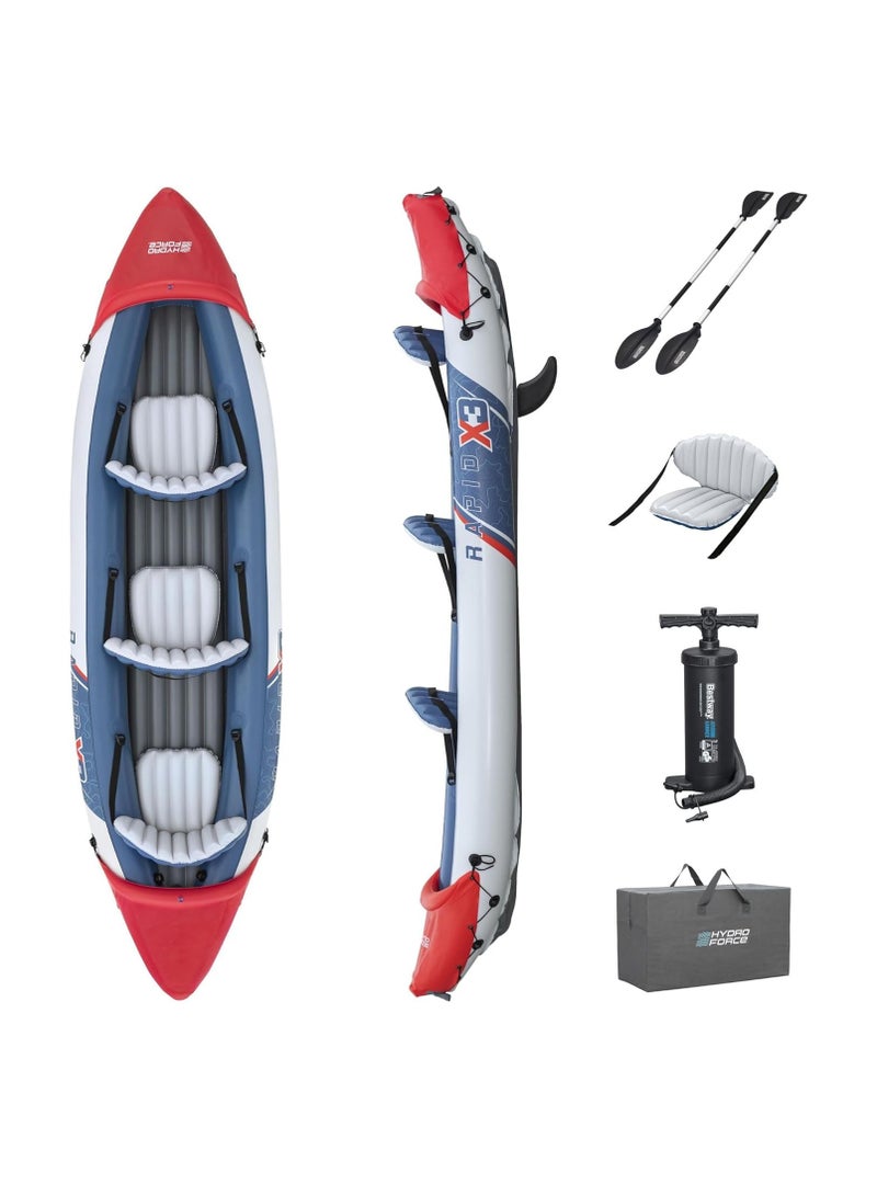 بست واي Bestway Hydro Force Rapid X3 Kayak Kit 381 x 100 x 44 cm, 3 Adults, 280 kg - No:65132 - Image 1