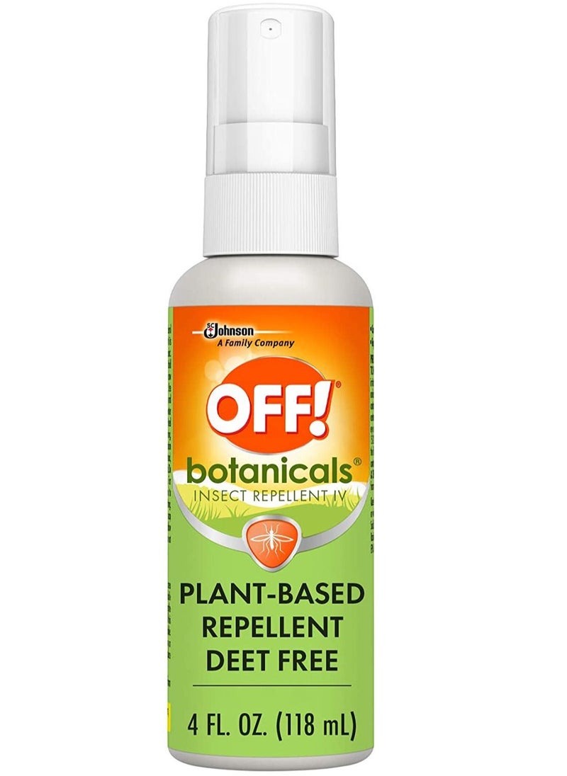 OFF - Botanicals Deet Free Insect and Mosquito Repellent, Bug Spray Made from Plant-Based Formula, 118 mL  V - Image 1
