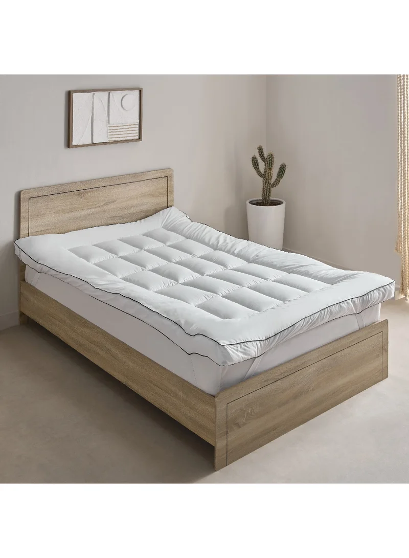 Home Box Opulent Luxe Satin Twin Mattress Topper 200 x 8 x 120 cm