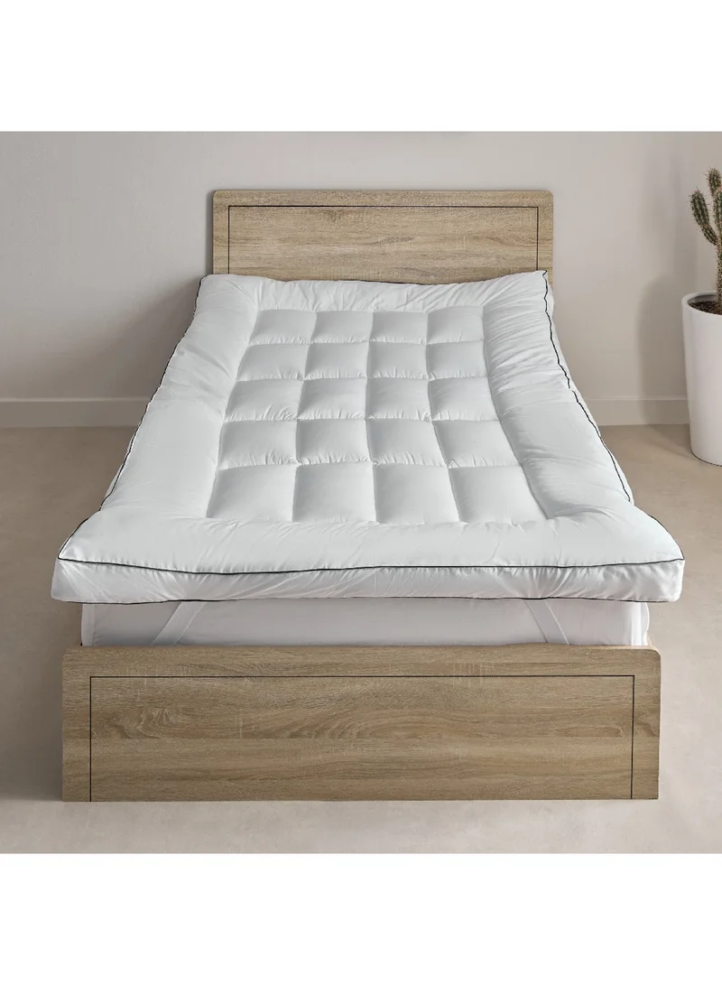Home Box Opulent Luxe Satin Twin Mattress Topper 200 x 8 x 120 cm