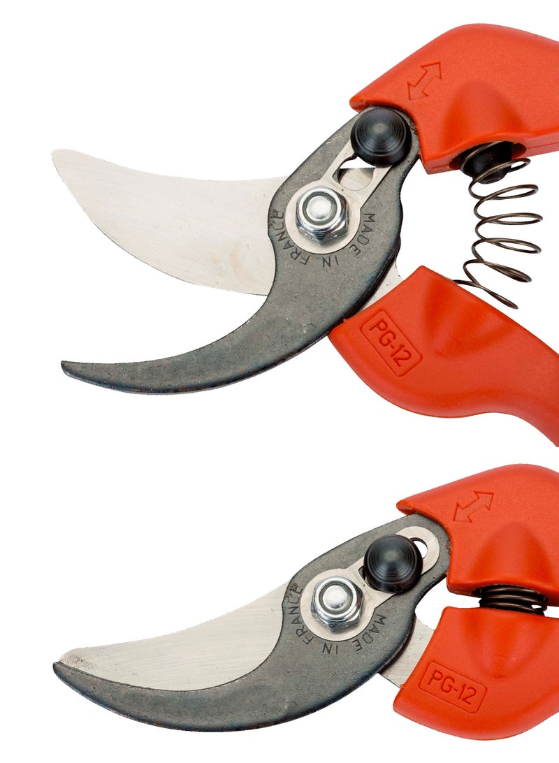 Bahco Professional Gardening Pruning Shears/Cutter/Grass Shears/ Left and Right Handed Bypass Secateurs with Composite Handle  PG-12-F - Image 5