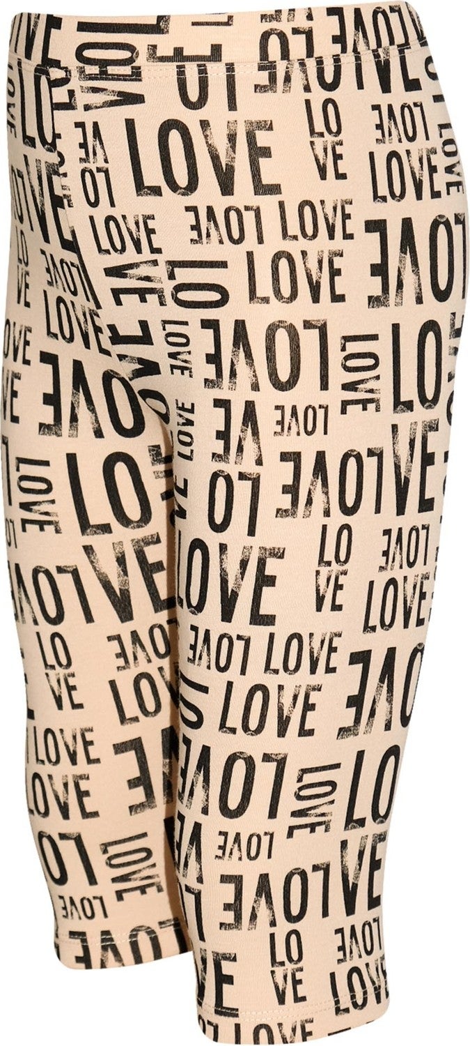 Lovetti Lovely Letters Girls Patterned Knee-Length Capri  - Image 2