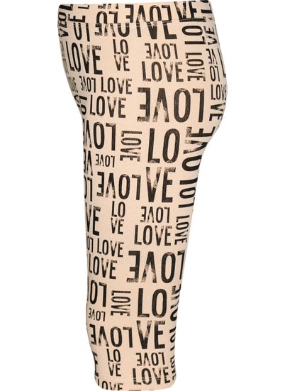 Lovetti Lovely Letters Girls Patterned Knee-Length Capri  - Image 3