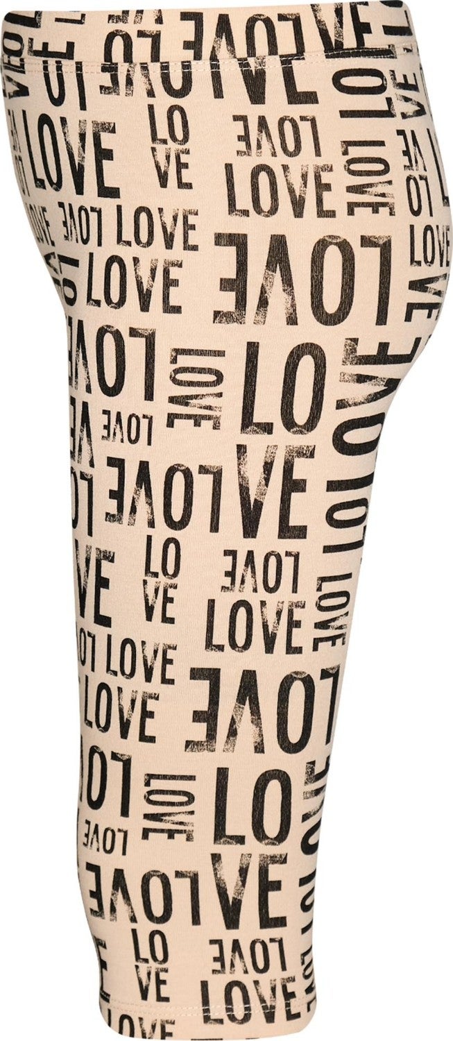 Lovetti Lovely Letters Girls Patterned Knee-Length Capri  - Image 3