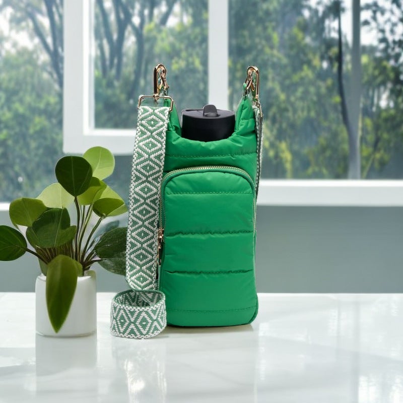 Portable Down Bottle Cover Fashion Insulation Puff Cup Cover Multifunctional Kettle Protective Bag Outdoor Waterproof Messenger Bag - Image 2