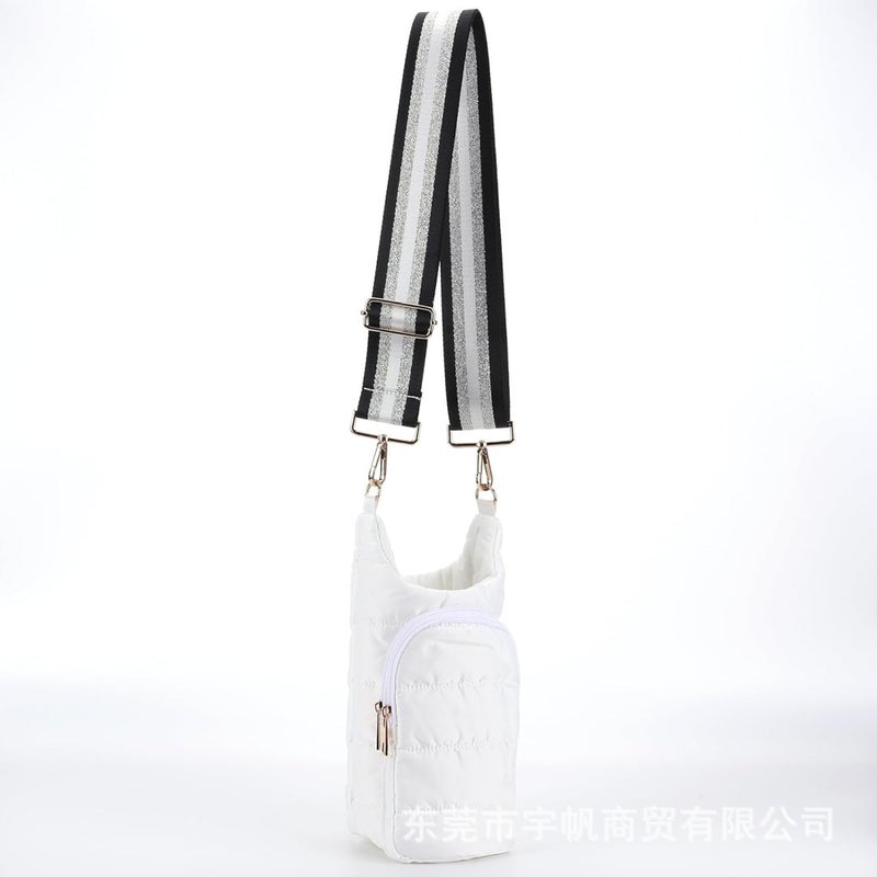 Portable Down Bottle Cover Fashion Insulation Puff Cup Cover Multifunctional Kettle Protective Bag Outdoor Waterproof Messenger Bag - Image 1
