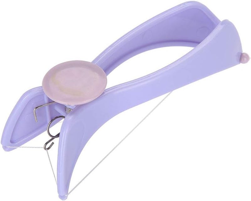 Facial Hair Threading Removal Purple Facial Epilator Threading Hair Removal Epilator ABS Comfortable for WomenGlasses boxed