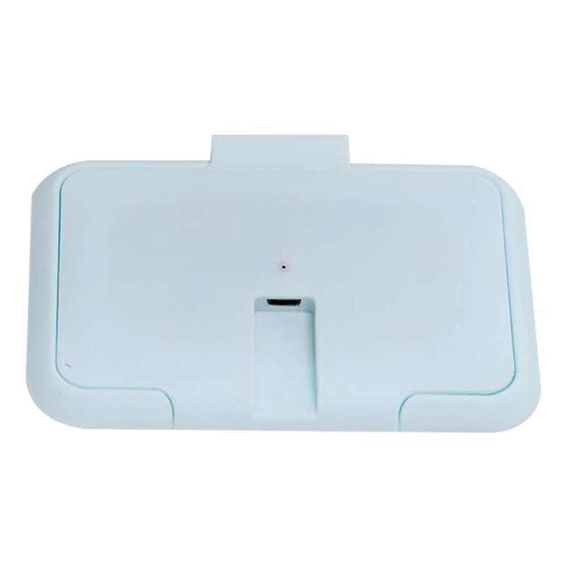USB Wipe Warmer Portable Blue USB Interface 104℉ Temperature Efficient Top Heating Wipe Heater for Baby Diaper Changing Home Car Outdoor Travel - Image 2