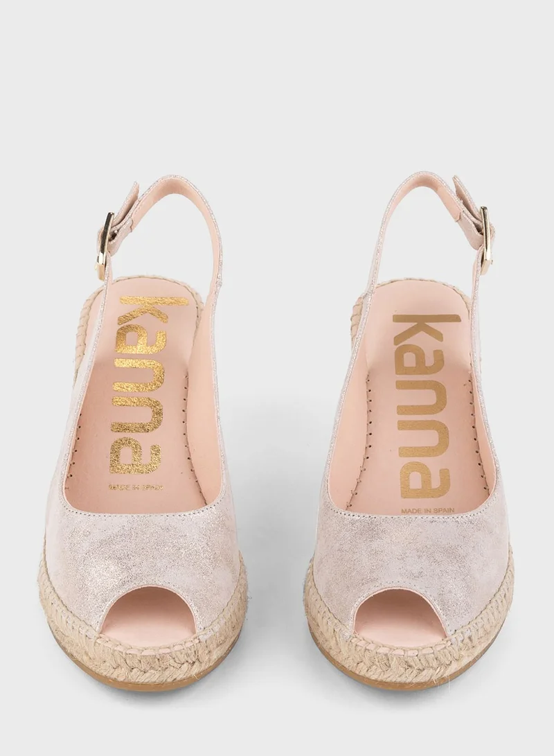 Kanna Saturno Wedge Sandals