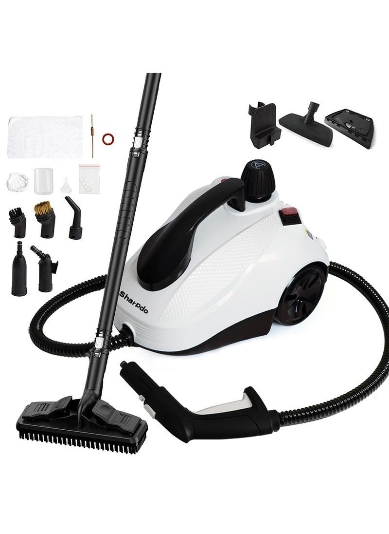 XiuWoo Steam Cleaner, 2000W Steam Mop with 18 Accessories, 5 Bar Steam Pressure Powerful Multipurpose Portable Steamer for Cleaning, for Multi-Purpose and Multi-Surface Floors Window Floor Kitchen Bathroom Car  - Image 1