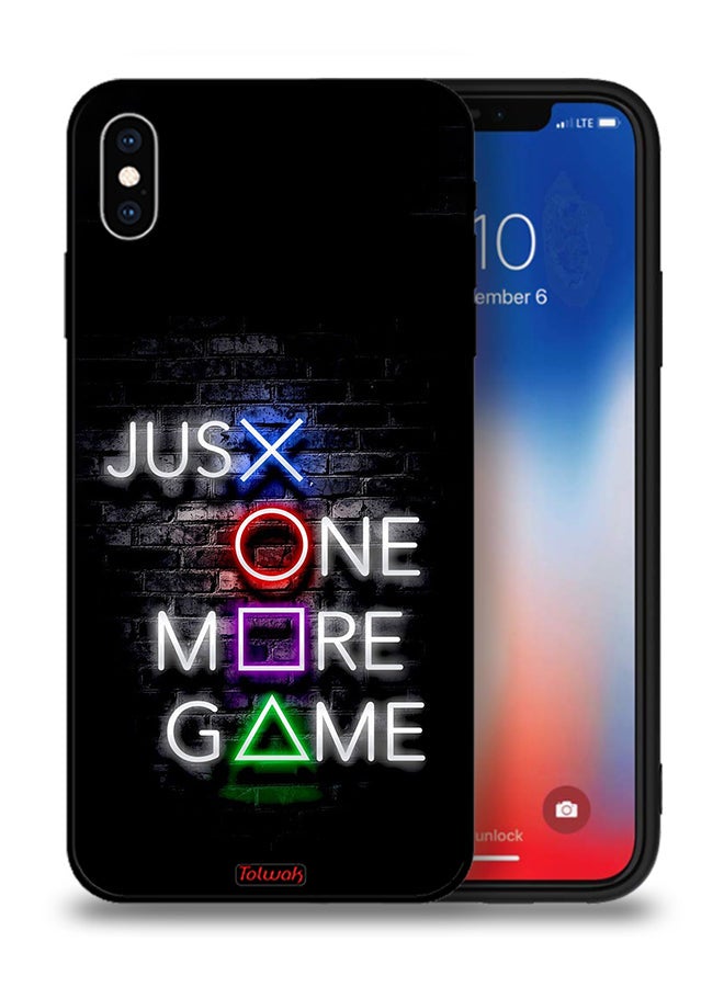Tolwak Apple iPhone XS Max Protective Case Just One More Game - Image 1