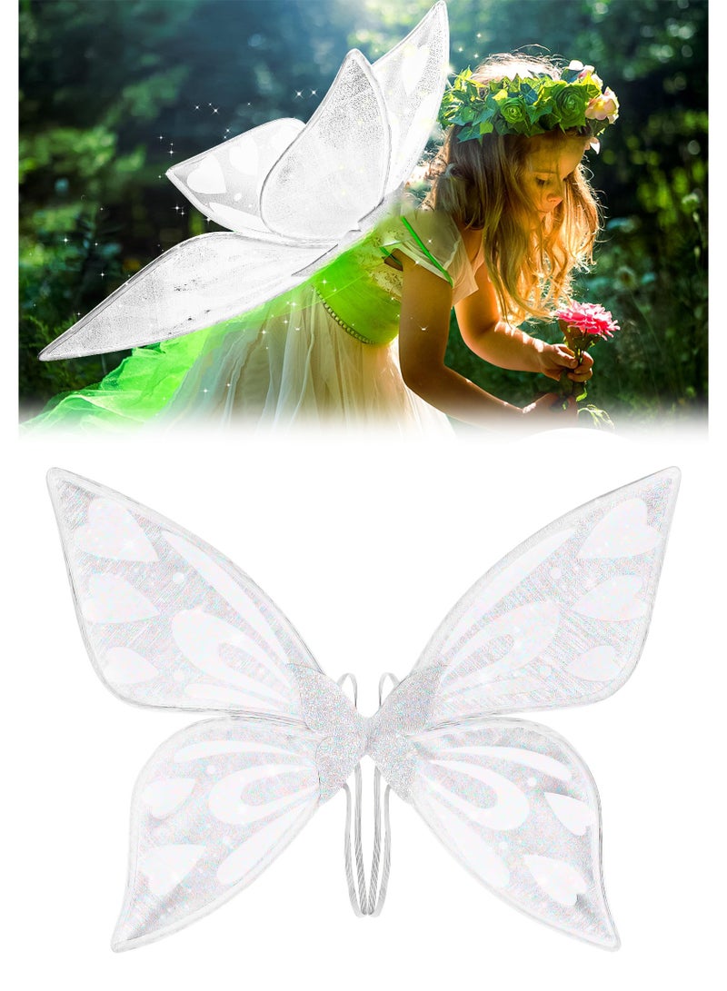 SYOSI Butterfly Fairy Wings for Adult Kids Wings for Women Girls Sparkle Dress Up Party Favor Fairy Princess Wings Costume Fancy - Image 1