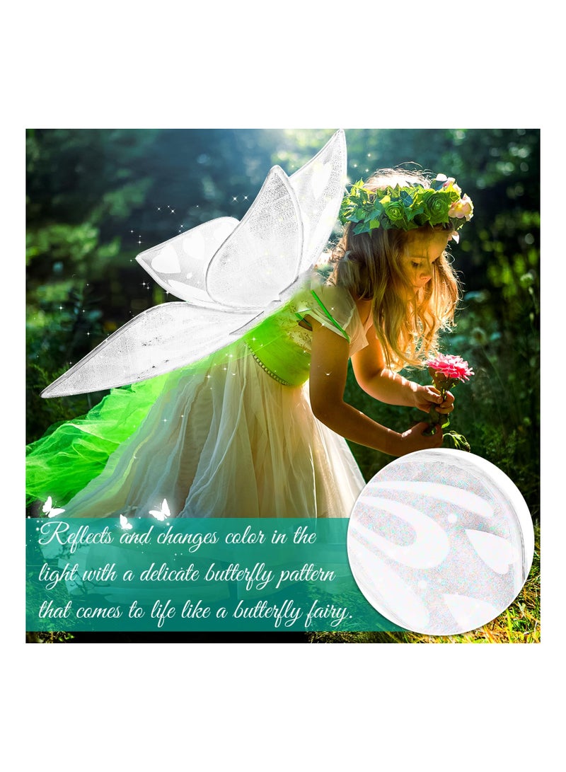 SYOSI Butterfly Fairy Wings for Adult Kids Wings for Women Girls Sparkle Dress Up Party Favor Fairy Princess Wings Costume Fancy - Image 3
