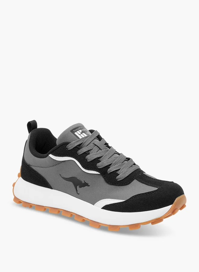 كانغاروس Women's Panelled Lace-Up Sports Shoes