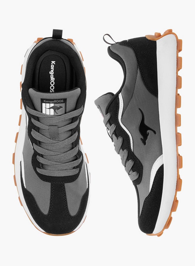 kangaROOS Women's Panelled Lace-Up Sports Shoes - Image 1