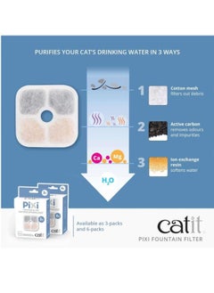 Catit PIXI Fountain Filter Cartridge 3pk - pzsku/Z09B9EA22FEDB19D8DAF5Z/45/_/1729674522/6a994fe7-4678-4344-8574-729275dde757