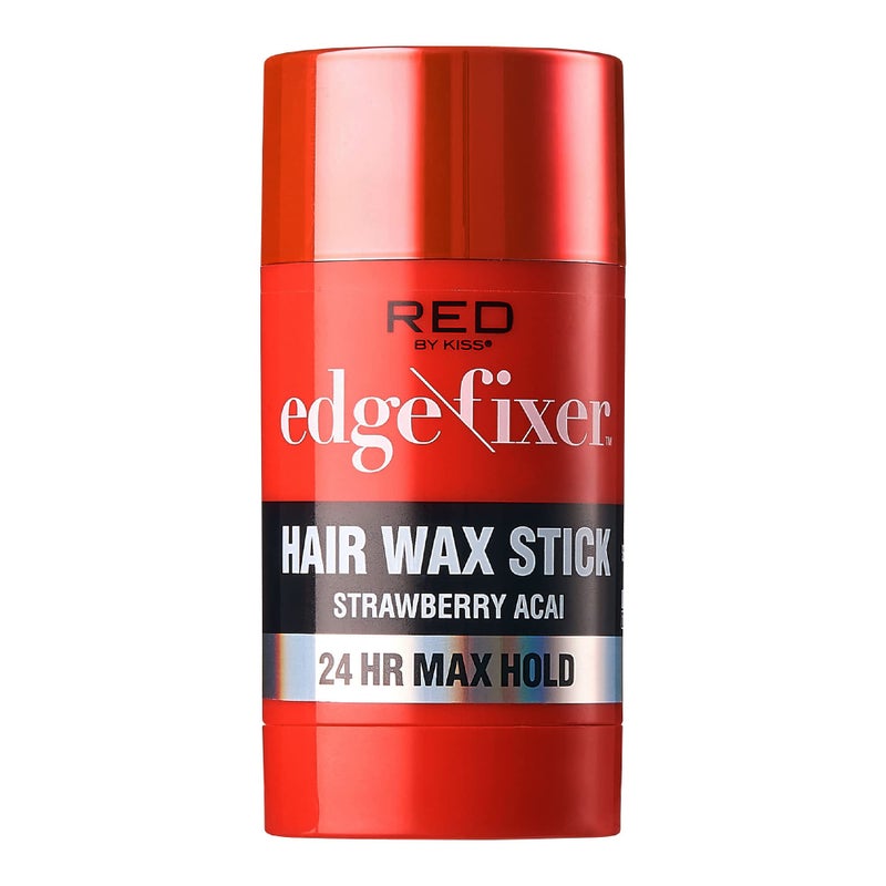 Red by Kiss Red by Kiss Hair Wax Stick 24HR Max Hold Edge Fixer Edge Control Pomade NonSticky NonOily Flake Free Hair Styling Wax Strawberry Acai