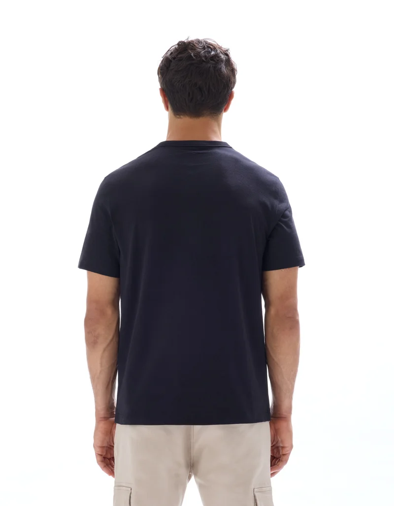 Celio Tebox Bleu Nuit Short Sleeves Tshirt