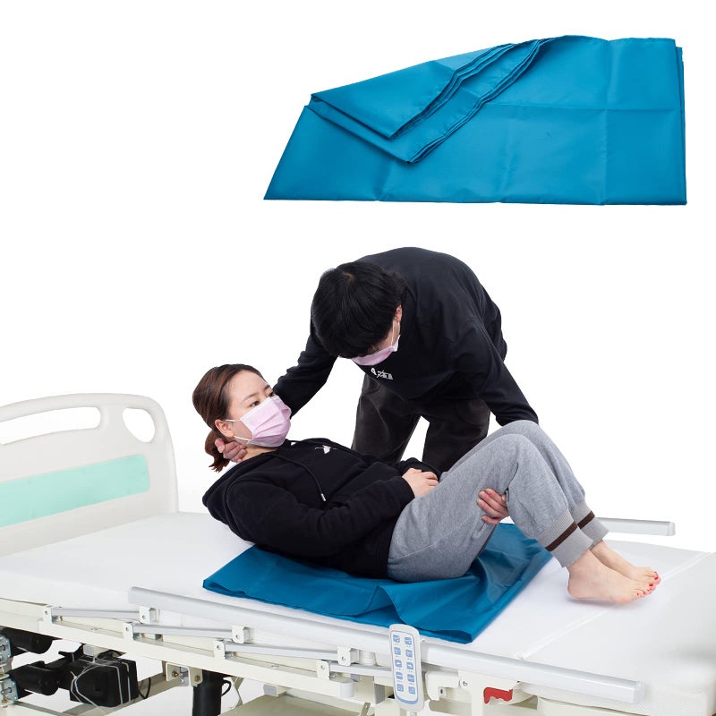 LOSCHEN Tubular Slide Sheet for Elderly Transfer Sliding Draw Sheets to Assist Moving Elderly for Cars Vehicles Wheelchairs and Bed Transfers Hospitals Home Care Lake Blue 28x2872x72cm - Image 3