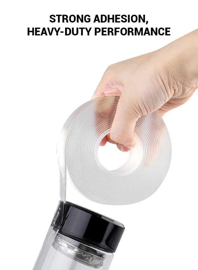 Generic Transparent Waterproof Double-Sided Nano Tape, 3cm Wide x 3m Long, Heavy-Duty Adhesive, Reusable and No-Residue Acrylic Tape  - Image 3