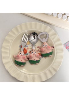 Generic Chulele Import Export Trade Ins Cute Stainless Steel 304 Fork And Spoon Magnetic Refrigerator Magnet Beer Opening-Specifications:Resin Spongebob Squarepants Bottle Opener  - Image 5