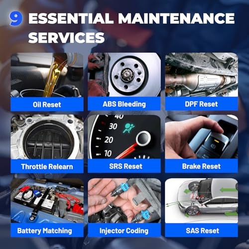 TOPDON ArtiDiag600 Pro, OBD2 Scanner Diagnostic Tool for All Systems, Code Reader Scan Tool with 9 Essential Maintenance Functions, Car Scanner with Andriod OS, Upgraded Version of AD600S/AD500 - Image 4