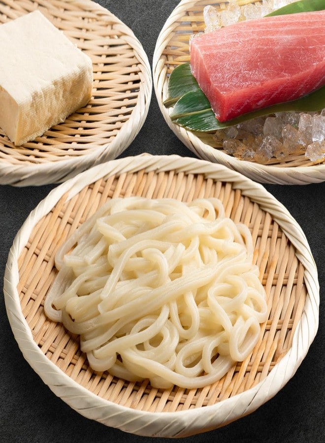 TIKUSAN Bamboo Round Zaru Basket Colander for Soba Udon and Noodles (9.4" (24cm)) - Image 3