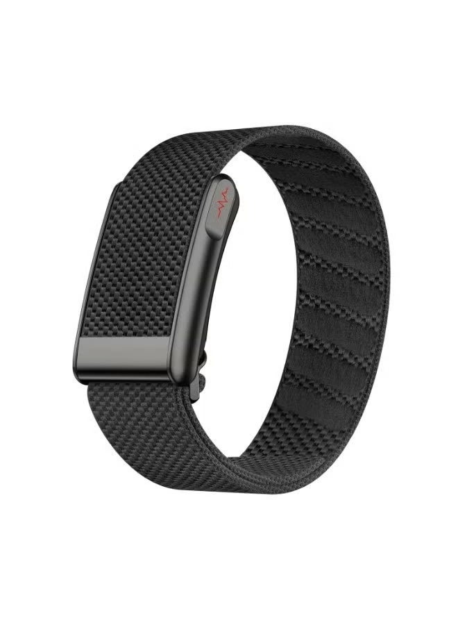 Loop Breathable Nylon Loop Replacement Wristband with Adjustable Hook-and-Loop Fastener, Lightweight Sports Strap for Fitness and Daily Wear, Onyx Black - Image 1