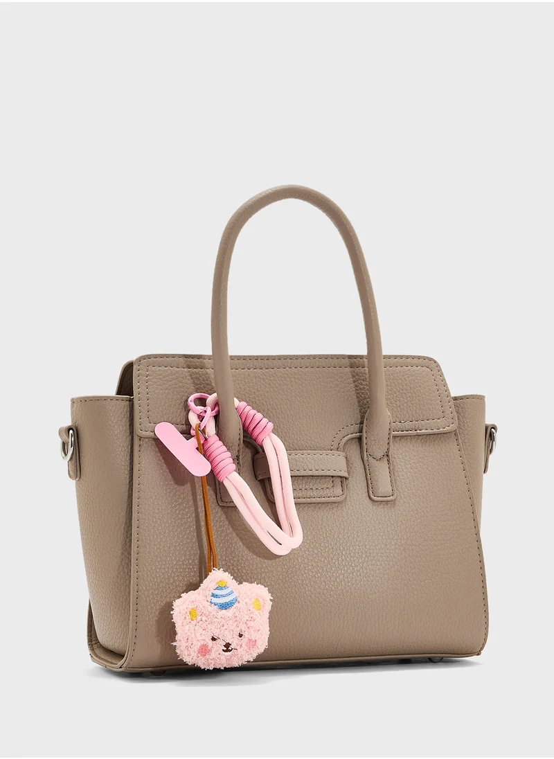 جينجر Colorful Whirl Tassel Bag Charm