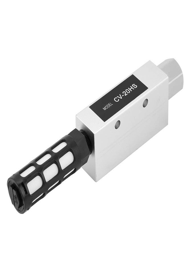 Naroote Venturi Vacuum Pump, Air Compressor Pneumatic Vacuum, Venturi Valve Pneumatic Vacuum CV-20HS Pneumatic Air Exhaust Vacuum Generator Ejector with Vacuum Generator - Image 4