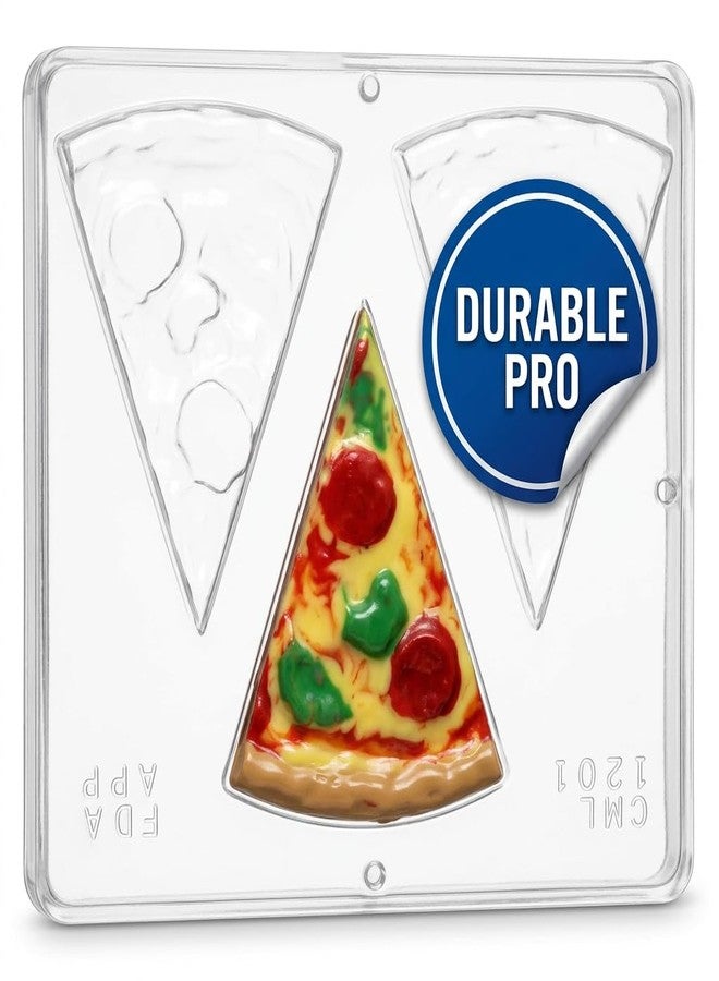 Food Pepperoni Pizza Chocolate Candy Mold 1201 with 3 Cavities - Image 4