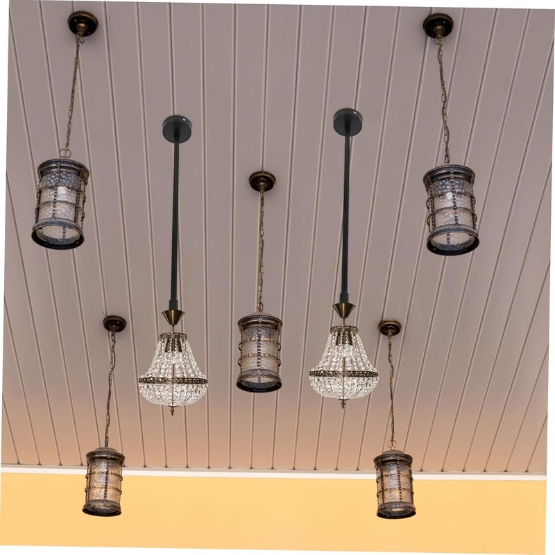 TEHAUX Pendant Lamp Parts Fixed Rail Track Telescopic Lighting Rod for Ceiling Spotlight Lighting Ceiling Fixture Extension Rod - Image 3