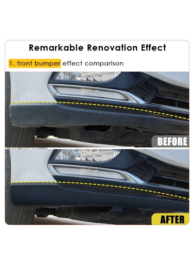 نورا مُرمم البلاستيك لأجزاء السيارة الخارجية 250 مل - يُعيد اللمعان ويحمي المصدات والمرايا وألواح الأبواب والأجزاء البلاستيكية الباهتة، لمعان يدوم طويلاً، سهل الاستخدام N-230 - Image 3