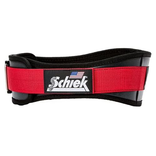 Schiek Sports Model 3004 Power Lifting Belt Large Red - Image 1