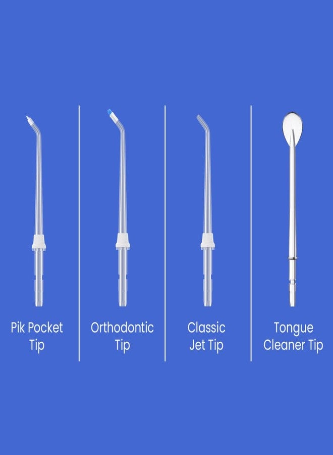 PORClean Water Flosser for Teeth, Oral Irrigator, Electric Floss, Cordless Teeth Cleaner, Dental Flosser, Teeth Cleaner, Electric Water Flosser, Floss (Tips, 200V Tips) - Image 3