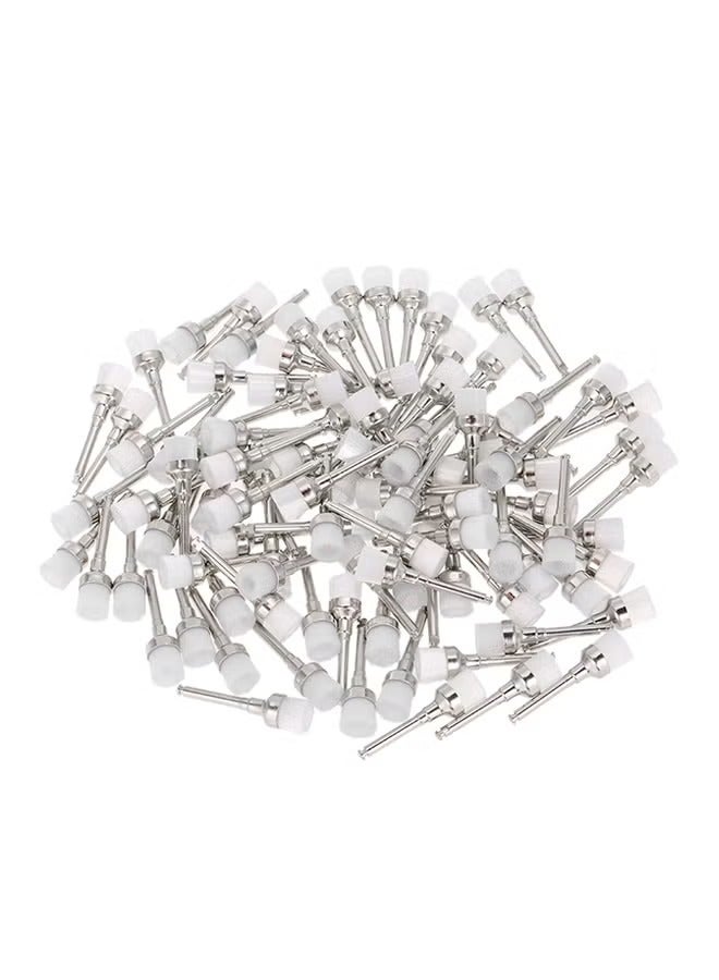 مجموعة فرشاة الأسنان بروفاي مكونة من 100 قطعة باللون الفضي/الأبيض 0.16 كجم - Image 1