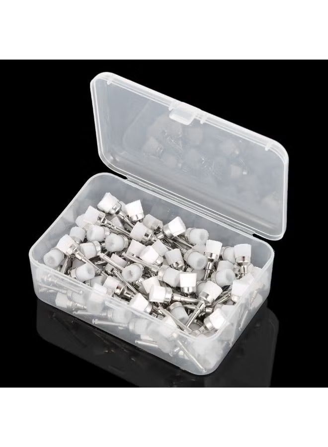 مجموعة فرشاة الأسنان بروفاي مكونة من 100 قطعة باللون الفضي/الأبيض 0.16 كجم - Image 4