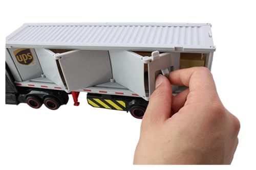 Daron Action Truck UPS Officially Licensed Delivery Truck Toy with Lights Sounds Forklift Cargo Boxes and Opening Doors for Kids Ages 3 - Image 5