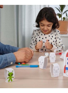MALA Cartoon city set for children 10 pieces  - Image 3