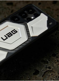 Urban Armor Gear UAG Monarch Pro MagSafe for Samsung Galaxy S25 ULTRA Case Cover [25 Feet Drop tested] - Carbon Fiber  - Image 3