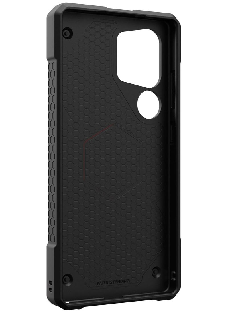 Urban Armor Gear - UAG Monarch Pro MagSafe for Samsung Galaxy S25 ULTRA Case Cover [25 Feet Drop tested] - Carbon Fiber - Image 1