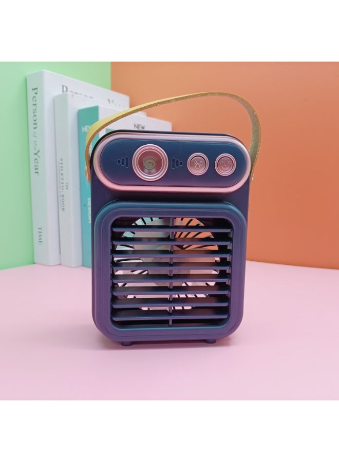 Nariele New USB Creative Retro Trend Handbag Spray Desk Fan