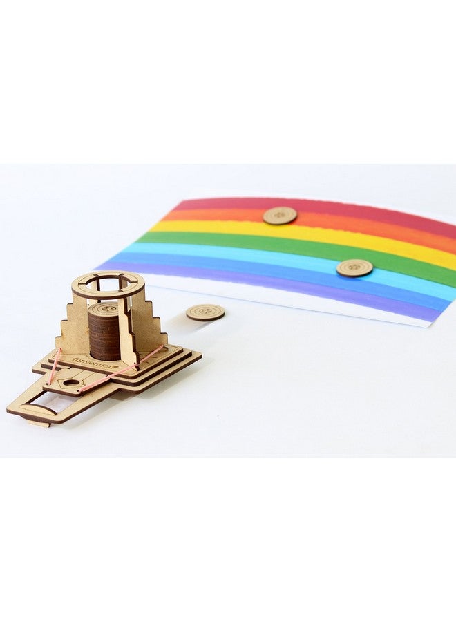 فنفينشين لعبة إطلاق أقراص Funvention (عبوة من 12 قطعة) - لعبة تعليمية علمية للأطفال - مجموعة أدوات تعلم STEM - هدايا عيد الميلاد - Image 3