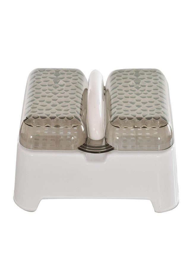 PUTHAK 2 in 1 Transparent Plastic Soap Case Holder with Lid Clear Soap Container Box Home Shower Outdoor Camping (Grey) - Image 2